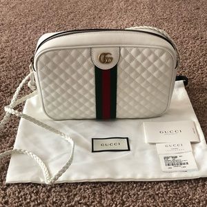 Gucci Quilted Leather Shoulder Bag  NWT
